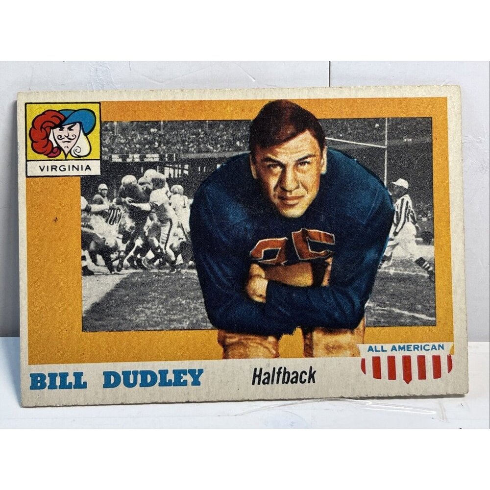 1955 Topps #10 Bill Dudley Card All American Virginia Great Shape Xmnt! Grade It